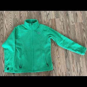 North Face Green Warn Zip-Up Women’s S